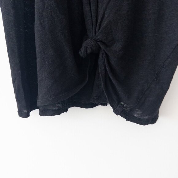 Free People We the Free All I Need Linen & Cotton Tee Oversized, Size M - Picture 8 of 11